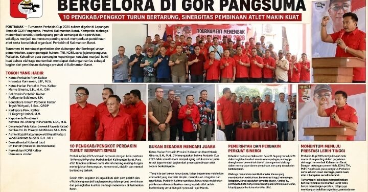 Perbakin Cup 2026 Bergelora di GOR Pangsuma: “10 Pengkab/Pengkot Turun Bertarung, Sinergitas Pembinaan Atlet Makin Kuat”