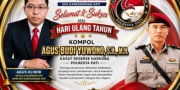 Agus Kliwir Ucapkan Selamat HUT Kasat Narkoba Polresta Pati