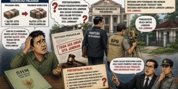 ‎Sengketa Pinjaman Berujung Persoalan SHM, Kedatangan Pihak PN Pekanbaru dan BPN Untuk Pengukuran Dipertanyakan 