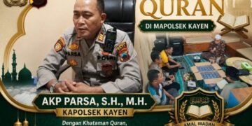 Khataman Quran Mapolsek Kayen, AKP Parsa : Ikhtiar Keamanan dan Kedamaian Masyarakat