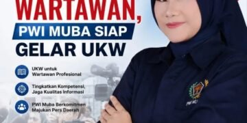 PWI Muba Buka Tiga Kelas UKW, 54 Wartawan Ditargetkan Ikut
