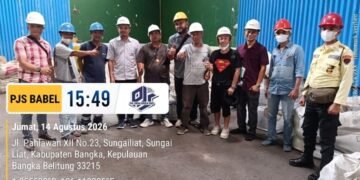 GBT Sungailiat Dipantau ALMASTER, Puluhan Ton Timah Dicatat dan Menunggu Verifikasi