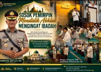 Dari Masjid Al-Mukarromah, Kapolresta Pati Tebarkan Pesan Akhlak dan Keimanan