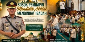 Dari Masjid Al-Mukarromah, Kapolresta Pati Tebarkan Pesan Akhlak dan Keimanan