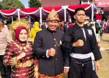 Kapolres OKI Hadiri Detik-Detik Peringatan HUT ke-81 Kemerdekaan RI