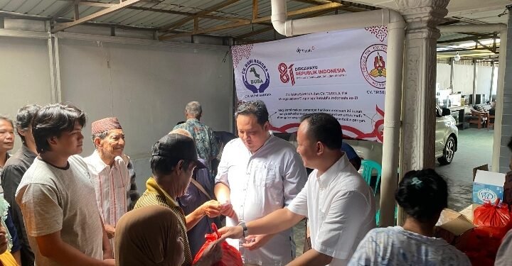 Dari Pesisir Bangka Tengah hingga Pangkalpinang, 1.500 Paket Sembako BUBA-TRISULA Jadi Kado Kemerdekaan