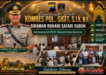 Siraman Rohani Kapolresta Pati, Menguatkan Iman dan Menebar Kedamaian