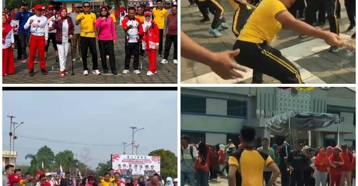 Semarak HUT Ke-81, Kapolres Empat Lawang Bersama Bhayangkari Meriahkan Lomba 17 Agustus di Pemkab 