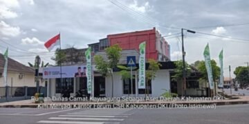 Siapa Beri Izin? Rumah Dinas Camat Kayuagung Diduga Jadi Kantor Forum CSR