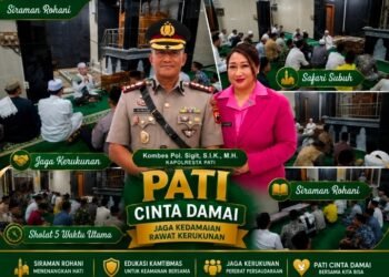 Sosok Pemimpin Humanis, Kombes Pol. Sigit Gaungkan Safari Subuh “Pati Cinta Damai”
