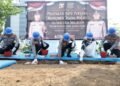 Kapolda Sumsel Pimpin Peletakan Batu Pertama Monumen Juang Polisi Sumatera Selatan