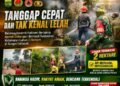 Tanggap Cepat dan Tak Kenal Lelah, Babinsa Koramil Kalidoni Bersama Aparat Gabungan Berhasil Taklukkan Kebakaran Lahan 2 Hektare di Sungai Selincah