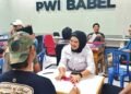 16 Tim Wartawan Adu Strategi di Lomba Gaple PWI Babel, Hadiah Juara I Rp1,5 Juta