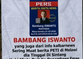 Nama Media Dicantumkan dalam Spanduk, Pimpinan Redaksi Berita Faktanews Siapkan Langkah Hukum