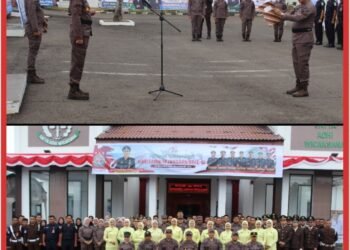 Kejari Pidie Peringati Hari Lahir Kejaksaan RI ke-81, Gelar Upacara hingga Santunan Anak Yatim
