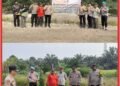 Sinergi Polri dan Petani, Polsek Perhentian Raja Dukung Penanaman Jagung Pipil di Desa Pantai Raja