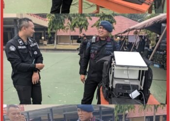 Penebalan BKO Karhutla, Personel Brimob Dibekali Stasiun Komunikasi Satelit Portabel