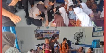Api Padam, Trauma Belum Usai: Polres OKI Gelar Trauma Healing untuk Anak Terdampak Karhutla