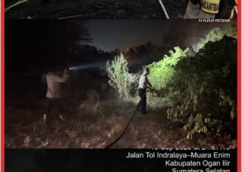 Operasi Aman Nusa II: Satgas Karhutla Padamkan Karhutla di KTM dan Danau Biru Ogan Ilir
