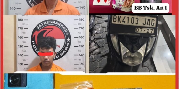 Satresnarkoba Polres Batu Bara Ungkap Dua Kasus Shabu, Amankan Tiga Tersangka
