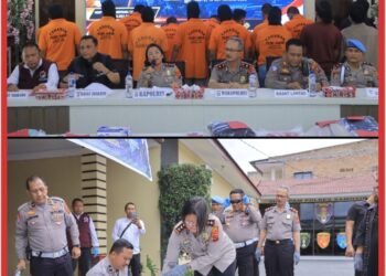 Polres Samosir Ungkap Sejumlah Kasus, dari Narkotika hingga Pembalakan Liar dan Pemerasan