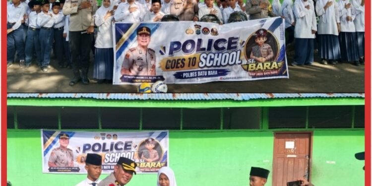 Polres Batu Bara Gelar Police Go To School Serentak di 19 Sekolah