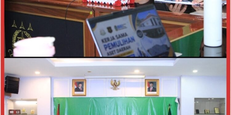 Asisten Pemulihan Aset Laksanakan Rapat Koordinasi Bersama Satuan Kerja Kejaksaan Negeri Se Wilayah Hukum Kejaksaan Tinggi Sumatera Utara Secara Virtual
