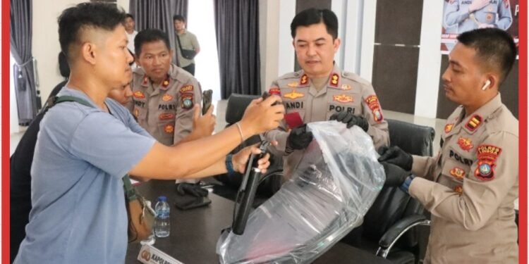 Gelar Konferensi Pers, Polres Lingga Ungkap Dua Kasus 