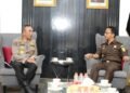 Kapolda Sumsel Sambut Lawatan Kerja Kajati Sumsel Yang Baru