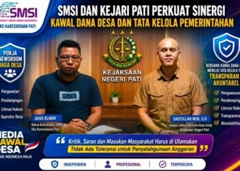 SMSI dan Kejari Pati Perkuat Newsroom Jaga Desa, Media Diminta Aktif Kawal Pemerintahan