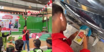 Mitra Ojol Palembang Dapat Kejutan Hari Pelanggan Nasional, Pertamina Lubricants Gelar Promo GASPOL!