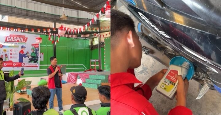 Mitra Ojol Palembang Dapat Kejutan Hari Pelanggan Nasional, Pertamina Lubricants Gelar Promo GASPOL!