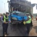 Sat Lantas Polres Ogan Ilir Sigap Tangani Kecelakaan Beruntun di Tol Palindra