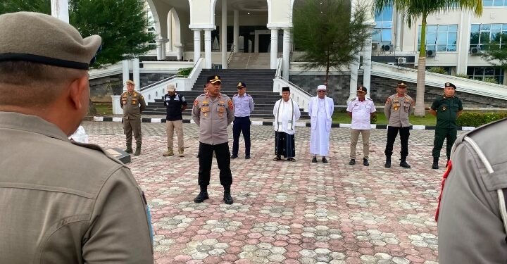 Polres Aceh Utara Kerahkan Puluhan Personel Amankan Piasan Pase Harlah ke-800 Kabupaten Aceh Utara