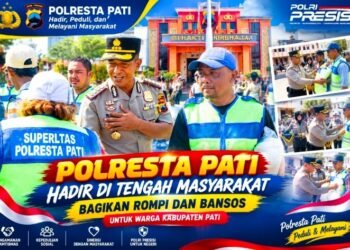 Momen Hangat Kapolresta Pati Bersama Warga, Rompi Hingga Bansos Disalurkan