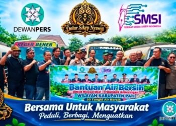 20 Tangki Air Bersih Dikirim, SMSI dan Dulur Sikep Nyawiji Bantu Warga Terdampak Kekeringan