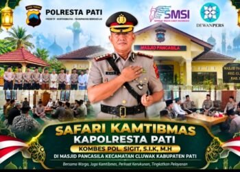 Kapolresta Pati Temui Warga Cluwak, Bahas Kamtibmas dan Kenakalan Remaja