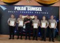 Ungkap 220 Kg Ganja hingga Etomidate, 55 Personel Polda Sumsel Raih Penghargaan Bea Cukai