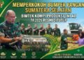 Memperkokoh Bumper Pangan Sumatera Selatan, Bimtek Kompi Produksi TNI AD TA 2026 Resmi Ditutup