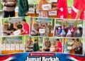 Jum’at Berkah, Kapolres Sijunjung Salurkan 25 Paket Sembako untuk Warga Kurang Mampu di Kamang Baru