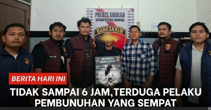 Polres Sibolga Amankan Terduga Pelaku Penusukan, Korban Meninggal Dunia