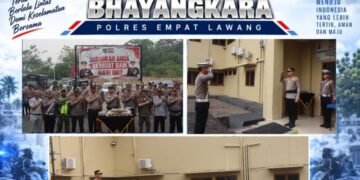 Polres Empat Lawang Gelar Apel Gabungan Hari Lalu Lintas Bhayangkara Ke-71, Perkuat Sinergi Lalu Lintas 
