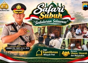 Dari Masjid Baiturrahman, Kapolresta Pati Gaungkan “Tetep Seduluran Saklawase”