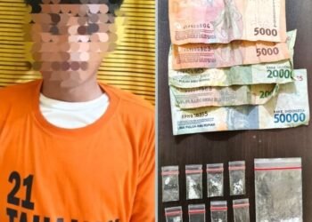 8 Paket Sabu 4,67 Gram Diamankan, Satresnarkoba Polres Binjai Tangkap Terduga Pengedar di Binjai Barat