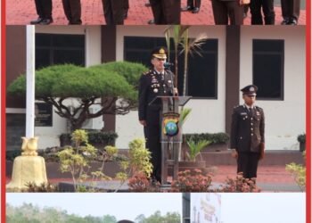 Polres Lingga Gelar Upacara Peringatan Hari Kesakitan Pancasila Tahun 2026