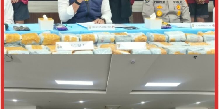 Polda Sumut Ungkap Tiga Kasus Narkoba, Sita 244 Kg Sabu