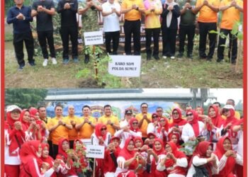 Polda Sumut Laksanakan Aksi Penanaman Pohon untuk Cegah Banjir dan Jaga Kelestarian Lingkungan