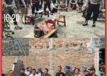 Polda Sumut Grebek Sarang Narkoba di Medan Maimun, 15 Orang Diamankan