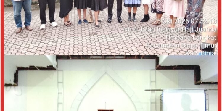 Kapolres Binjai Hadiri Minggu Kasih di GBKP Simpang Awas, Ajak Jemaat Jaga Kamtibmas