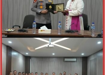 Kapolda Sumut Rangkul Keuskupan Agung Medan, Ajak Perangi Narkoba dan Kejahatan Sosial
